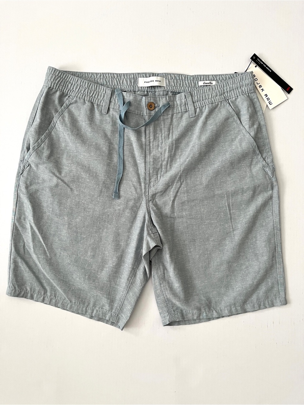 NWT Projek Raw Men’s Linen Blend Shorts - Size 38